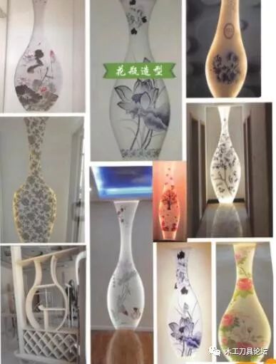 装修异形造型设计技巧 十二 花瓶的设计步骤