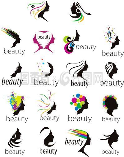 美容美发人物造型设计抽象发型设计