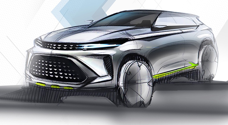 凯翼炫界Pro版车型设计草图曝光 有望上半年上市