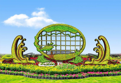 石家庄五色草立体造型,郑州园艺景观设计,河南五色草种苗批发