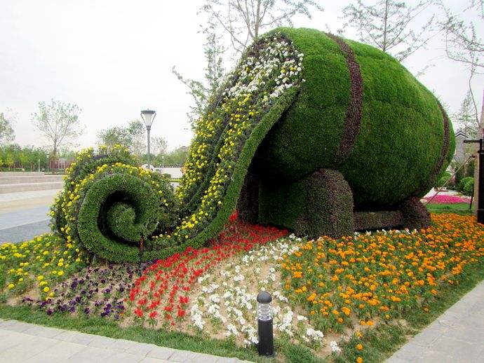 真植物立体花坛雕塑造型定制厂家