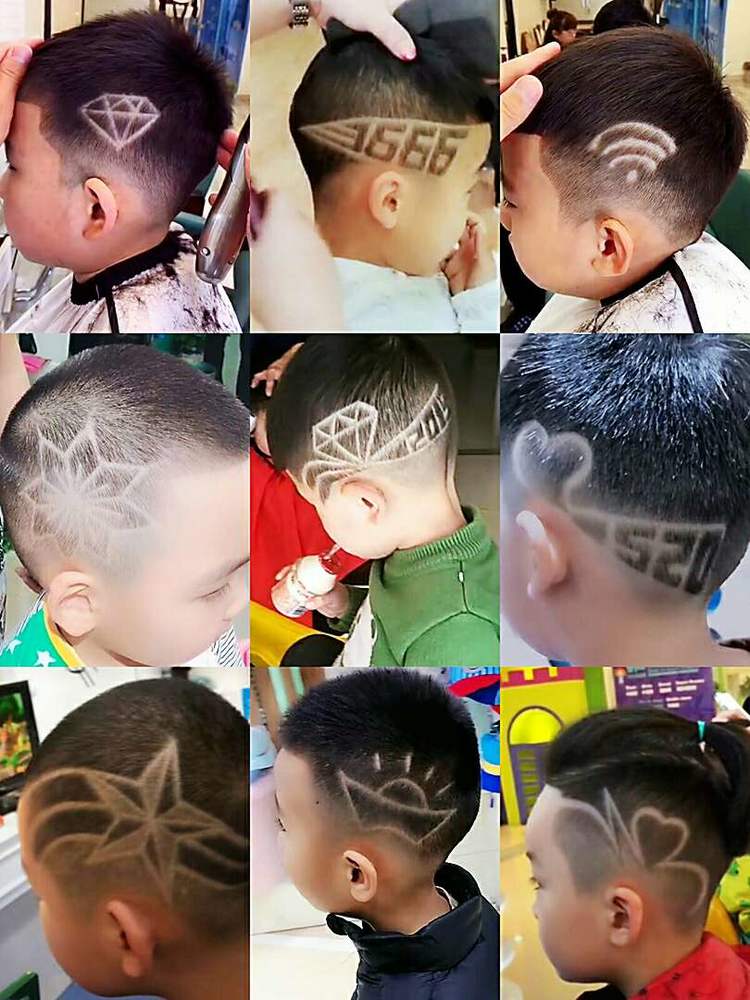 邓州儿童理发新体验 雕刻造型与烫发设计的艺术融合